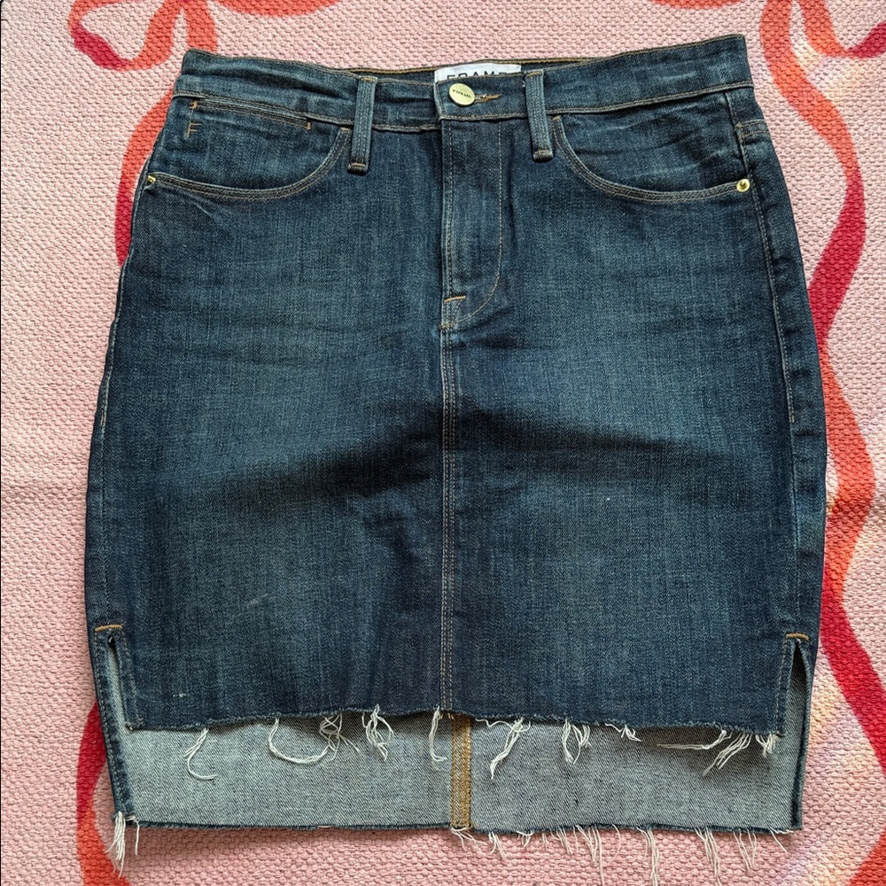 Frame Denim Skirt
